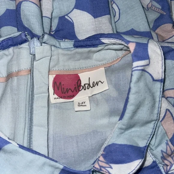 Mini Boden Peter Pan Collar Dress - Picture 6 of 6